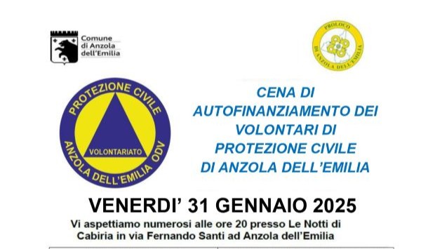 volantino cena di autofinanziamento